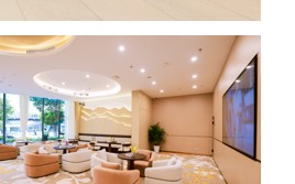 The patient and family lounge at the international medical centre