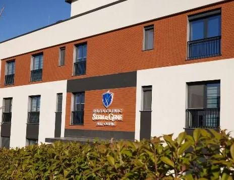 The SAGA Stem & Gene ART Clinic building in Farkë, Tirana